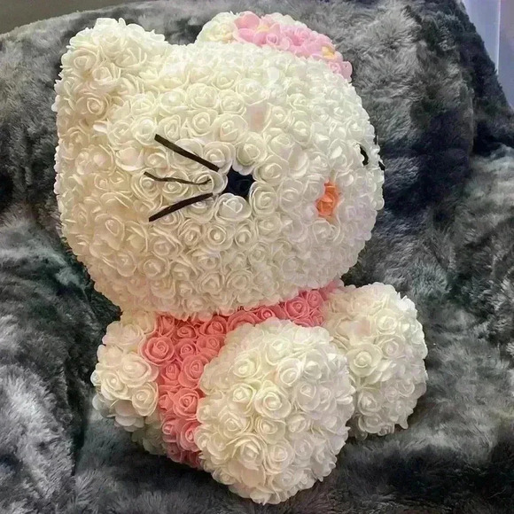 Hello Kitty Big Figure  Statue Flower Vintage Rare - Picture 2 of 16